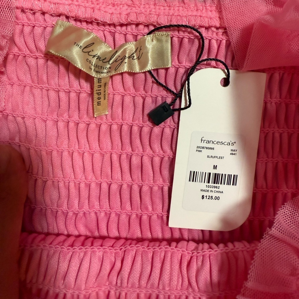 Francesca's Collections Pink Maxi Dress NWT - Picture 7 of 7
